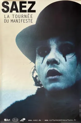 Zdjęcie produktu dla SAEZ - "La Tournée du Manifeste" - PLAKAT - 77x117 cm
