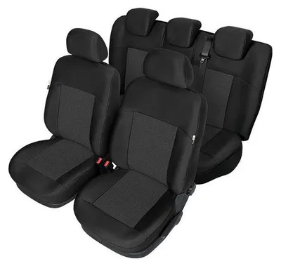 Obrázok produktu pre Kompletná sada poťahov sedadiel pre predné a zadné sedadlá modelu Kia Sportage IV (2015–2020), čierna, textil