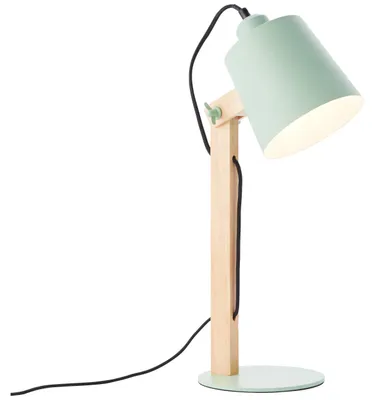 Produktbild von Tischleuchte 1-flammig H 51,5 cm Swivel buche/mint/matt