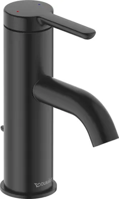 Image de Duravit C.1 Mitigeur monocommande de lavabo S - Noir mat - avec vidage - C11010001046