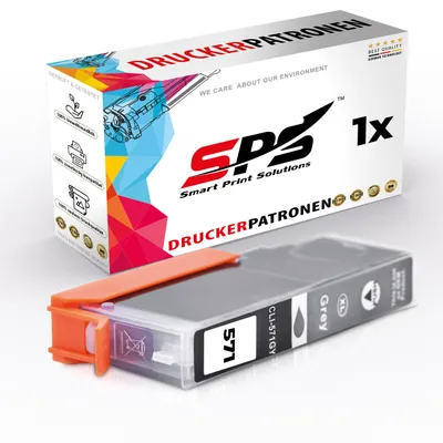 Produktbild von CLI-571GYXL Tintenpatrone Kompatibel für Canon Pixma MG 7700 | 1x Grau