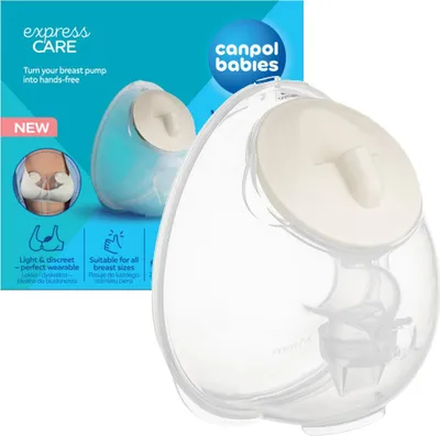 Zdjęcie produktu dla Canpol CANPOL BABIES nešiojamo pientraukio liemenėleje krūties gaubtas, 1 vnt., 12/219