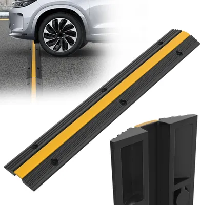 Obrázek produktu pro XMTECH 4x kabelový most 1m - flexibilní PVC podlahová ochrana kabelů/kabelovod, podlahový kryt pro kanceláře, dílny, sklady, koncerty