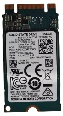 Immagine prodotto di SSD Lenovo 256 GB M.2 2242 PCIe3x2 (00UP651)
