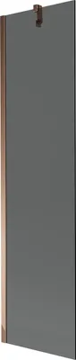 Immagine prodotto di Mexen Next paravento da bagno 1-anta 50 x 150 cm, grafite, oro rosa - 895-050-000-00-40-60