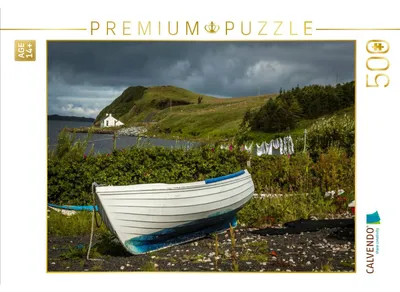 Produktbild von CALVENDO Puzzle Fischereischiffe in Schottland | 500 Teile Lege-Größe 48 × 36 cm Foto-Puzzle für Erwachsene