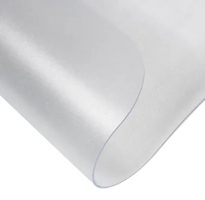 Imagen del producto de Alfombrilla protectora para suelos, ideal para sillas, sillas de oficina y suelos duros. Antideslizante, transparente, rectangular, 120x90 cm