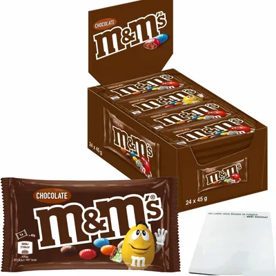 Produktbild von m&m's Choco Schokolade (24x45g Beutel) VPE + usy Block