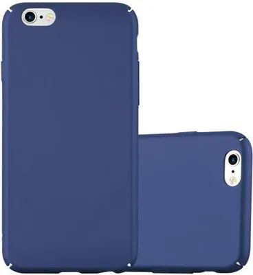 Produktbild von Cadorabo Hülle für Apple iPhone 6 PLUS / 6S PLUS Schutzhülle in Blau Hard Case Handy Hülle Etui