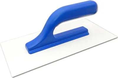 Produktbild von DEWEPRO Glättkelle, Traufel, Reibebrett aus Kunststoff 270x130mm (ABS)