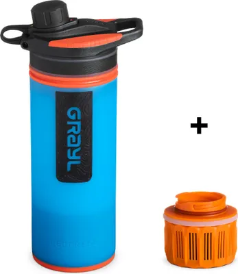 Produktbild von GRAYL® GEOPRESS Purifier bali blue + 1 Replacement Cartridge