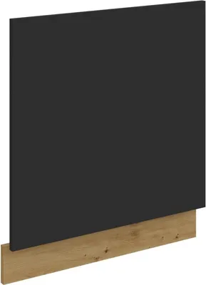 Produktbild von Tür für den Einbaugeschirrspüler LUNARA – 60 x 57 cm, Schwarz/Eiche Artisan