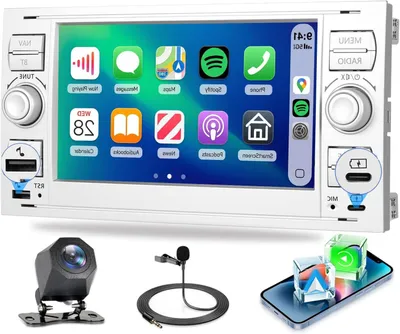 Immagine prodotto di Autoradio Android - Autoradio 2 Din - Autoradio Bluetooth - Autoradio con CarPlay - Autoradio Android Auto
