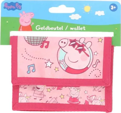 Produktbild von Peppa Pig Kinder-Geldbörse - Süße Rosa Geldtasche für kleine Fashionistas