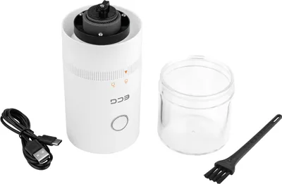 Zdjęcie produktu dla ECG KM 150 Minimo | Młynek do kawy | Biały | Przenośny | Ceramiczne kamienie młyńskie |