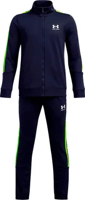 Produktbild von Under Armour Ua B Icon Knit Trainingsanzug für Jungen 1390295-411__YLG