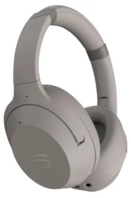 Productafbeelding van Selencia Urban Play Draadloze Koptelefoon - Active Noise Cancelling (ANC) - Met Opbergcase - Cosy Grey