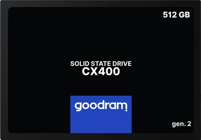 Produktbild von Goodram Cx400 512Gb Sata Iii 2.5" 550/500Mb/S 3D Nand Ssd Für Pc Schnell