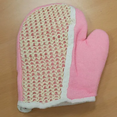 Productafbeelding van Extra exfoliërende jute handschoenen - assortiment