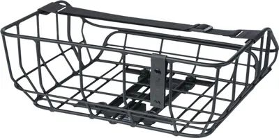 Produktbild von Basil Portland MIK Hinterradkorb 25 Liter matt schwarz - Aluminium - inkl. MI...