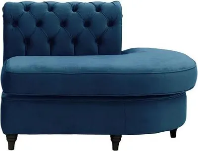 Produktbild von Chesterfield Modul - Abschlusselement rund, rechts (ECR)-Velluto 11-black