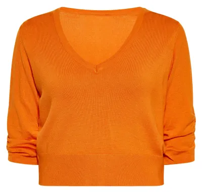Image de Pull MALUBA pour femme - Orange, XXL