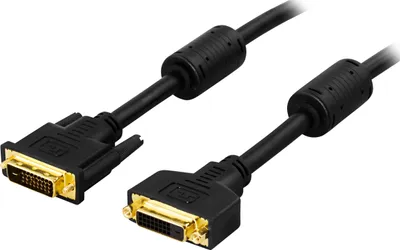 Immagine prodotto di DELTACO Cavo monitor DVI Dual Link, DVI-D ha - DVI-D ho 2 m
