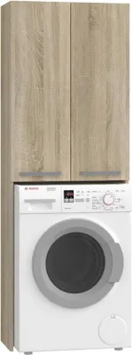 Produktbild von Famanu Waschküchenschrank mit Regalen - Weiß