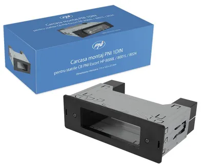 Produktbild von Einbaugehäuse 1DIN PNI für Escort HP 8000L/8001L/8024, Schwarz, Auto Zubehör
