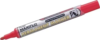 Produktbild von Pentel Permanentmarker, rot, mit Kolben, NLF50