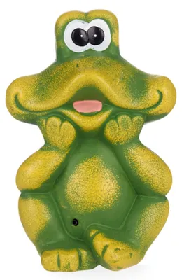 Produktbild von Ibergarden Garten Statue Frosch - Keramik - H23 cm - grun