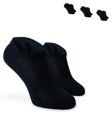 Primo piano: SOKKS Calzini Quarter Blu Navy in Cotone