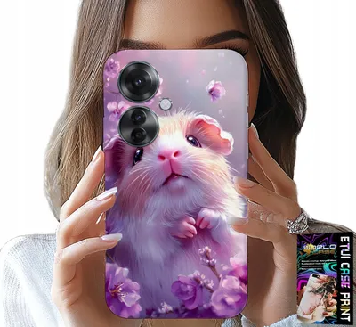 Zdjęcie produktu dla Etui Do Oppo Reno11 F 5G - Słodki Chomik, Gryzonie Wzory Dla Dzieci