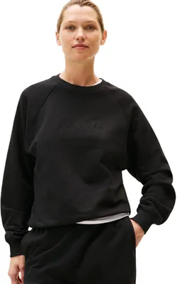 Produktbild von Tommy Hilfiger Damen Sweatshirt Track Top mit Rundhalsausschnitt, Schwarz (Black