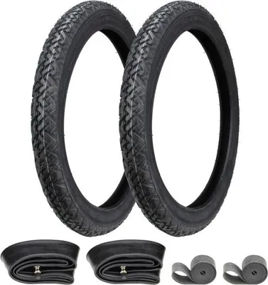 Produktbild von 2x Reifen VeeRubber VRM087 2.25-16 (2 1/4 x 16) 38J TT + Schlauch + Felgenband