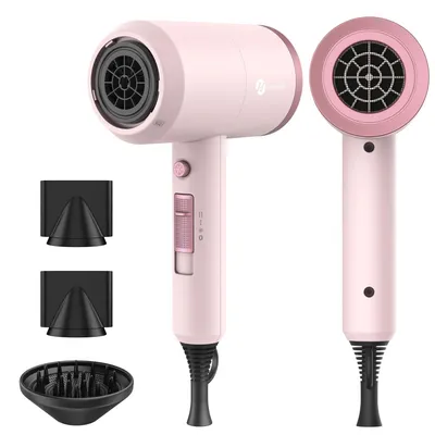 Produktbild von slopehill Ionen Haartrockner 1800W AC Motor Föhn Schnelltrocknen Hair Dryer