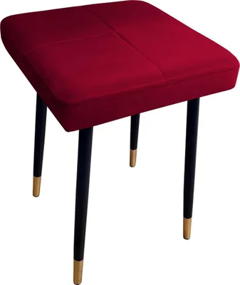 Obrázok produktu pre Stolička SQUARE 2 MG VELVET bordová
