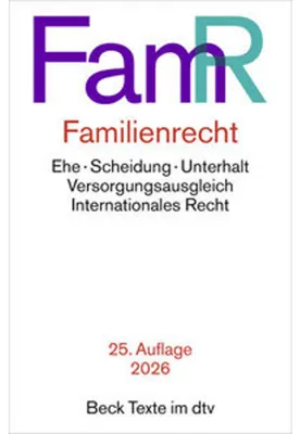 Produktbild von Familienrecht. FamR