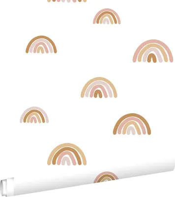 Immagine prodotto di ESTAhome carta da parati arcobaleni rosa terracotta 53 cm x 10.05 m