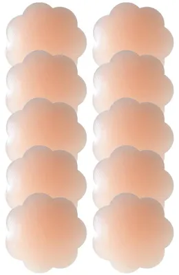 Produktbild von Brustwarzenabdeckungen mit Lifting-Effekt, trägerloser, selbstklebender Push-up-BH aus wiederverwendbarem Silikonband, unsichtbarer Klebe-BH für Frauen und Mädchen, Rosa