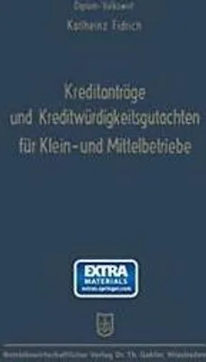 Produktbild von Kreditanträge und Kreditwürdigkeitsgutachten für Klein- und Mittelbetriebe