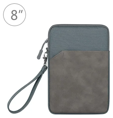 Zdjęcie produktu dla etui na tablet 7,9-10,8 cala, wyściełane, odporne na wstrząsy etui na tablet z przednią kieszenią, wodoodporne, przenośne etui na tablet z uchwytem do przenoszenia