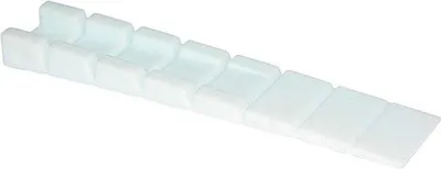Produktbild von Möbelkeile - Einstellkeile für Möbelmontage - 10 x 2 x 0,1 cm - Weiß