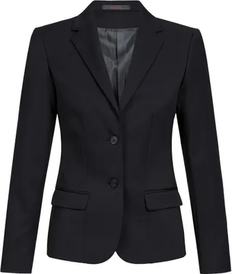 Produktbild von Greiff Corporate BASIC Damen Business-Blazer Regular-Fit Schwarz 84