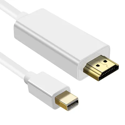 Produktbild von Avizar, Mini DisplayPort / Thunderbolt-Stecker auf HDMI-Stecker Videokabel (1.8m), Weiß