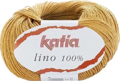 Produktbild von Katia Lino 100% 31 Mustard Strickgarn