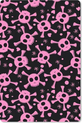 Produktbild von MuchoWow® Mauspad Mousepad Mädchen - Piraten - Rosa - Muster - Mädchen - Kind - Kinder 18x27 cm - Mousepads - Maus Mat - Pad - Mausunterlage