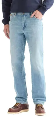 Immagine prodotto di Wrangler - Jeans da uomo - Modello Authentic Straight Fit - Texas - Denim blu