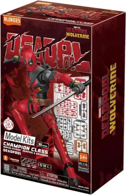Produktbild von Dickie Blokees Marvel Deadpool Bausatz bewegliche Figur 86 Teile 201122021