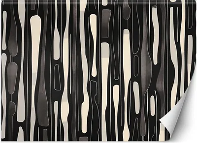 Produktbild von Vlies fototapete Schwarz-weiße Abstraktion 200x140 cm Feeby Lila inkl. Kleber einfache Montage